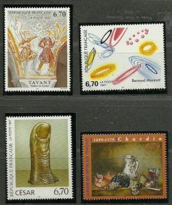 FRANCE 1997 Very Fine MNH Stamps Scott # 2559-62 CV 12.00 $