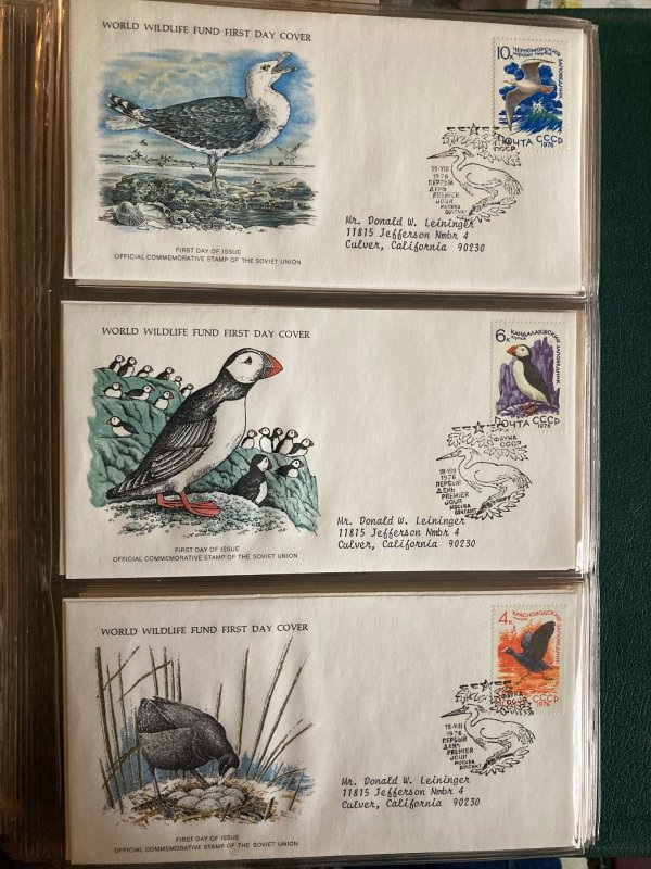 The International Collection of World Wildlife First Day Covers