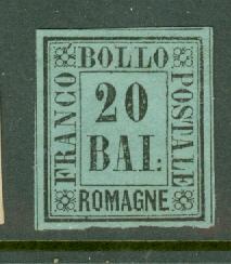 Italy Romagna 9 unused no gum CV $200