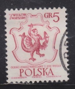 Poland 1334 Arms of Warsaw 1965