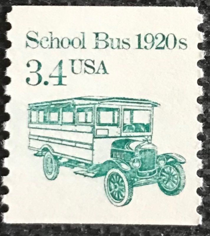 US #2123 MNH Coil Single School Bus SCV $.25 L2