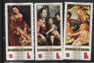 Burundi #303-305    Christmas 1969  (MNH) CV $0.90