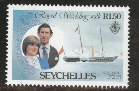 Seychelles Scott 469 MNH** 1981 Royal Yacht stamp