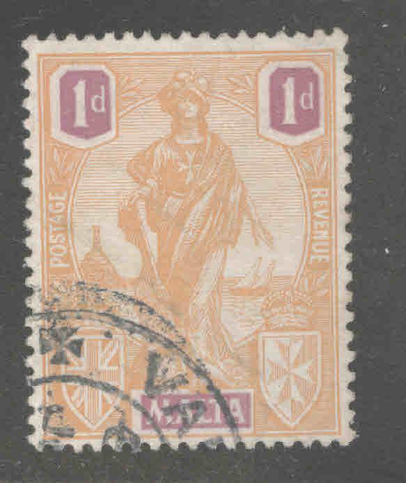 MALTA  Scott 100 used