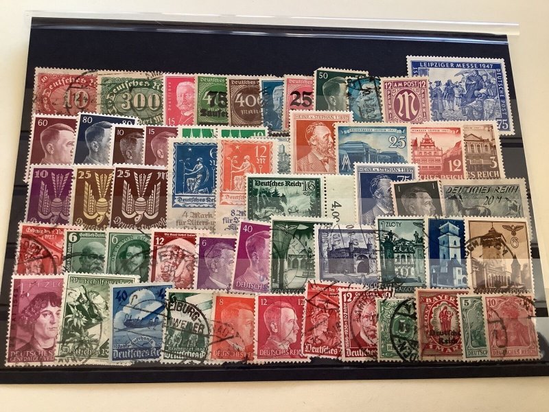 Germany mixed vintage mounted mint & used stamps Ref 50029 