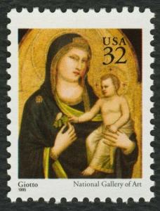 #3003 & 3003A 32c Madonna and Child, Mint **ANY 5=FREE SHIPPING**