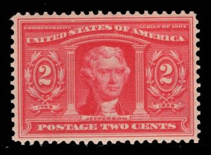 MOMEN: US STAMPS #324 MINT OG NH PSE GRADED CERT XF-90 LOT #89031