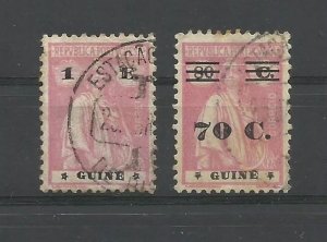 PORTUGAL CORREIO STAMPS O/PRINT GUINE NEW VALUES USED