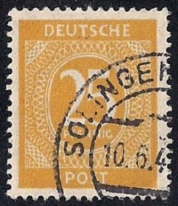 Germany #546 25pf Numeral used F-VF