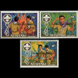 AITUTAKI 1983 - Scott# 284-6 Scouts Opt. Set of 3 NH