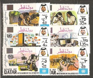 Qatar SC 366-71 MNH