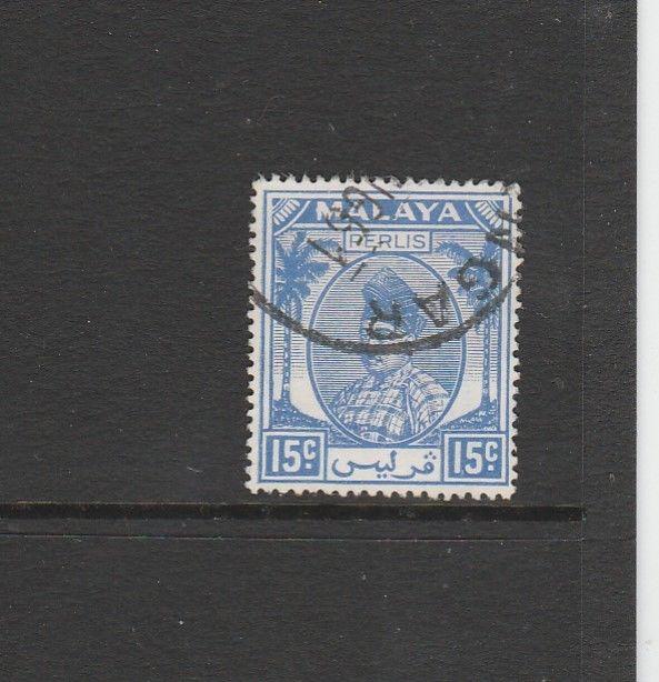 Malaya Perlis 1951/5 15c FU SG 17