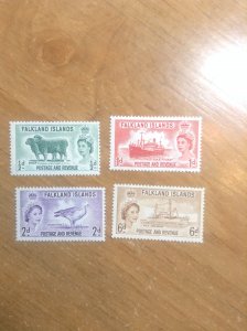 Falkland Islands # 122-25  MNH