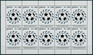 Angola 2021 MNH Medical Stamps Corona Sports Suspension Football Soccer 10v M/S
