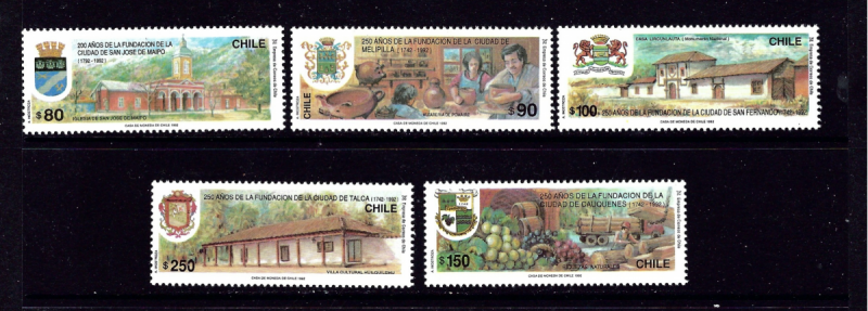 Chile 1003-07 MLH 1992 set