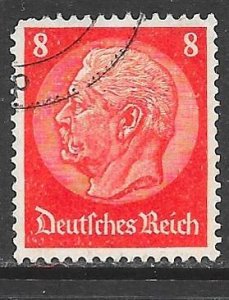 Germany 420: 8pf von Hindenburg, used, VF