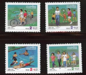 THAILAND Scott B74-77 MNH** semipostal set