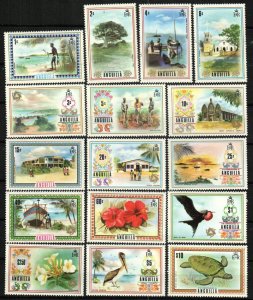 Anguilla Stamp 145-160  - Definitive set of 1972-1975