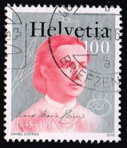 Switzerland 2016,Sc.#1586 used Personalities: Marie Heim-Vögtlin, 1845-1916