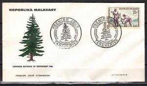 Malagasy Rep., Scott cat. 380. Reforestation issue on a First day cover. ^