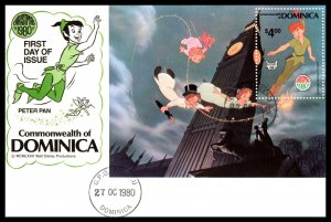 Dominica 679-688 Disney's Set of Three U/A FDC