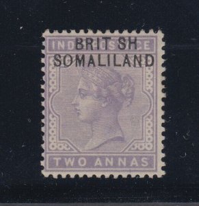 Somaliland Protectorate, SG 3a, MHR (large part) BRIT SH variety