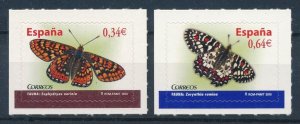 [119079] Spain 2010 Insects butterflies schmetterlingen Self adhesive MNH