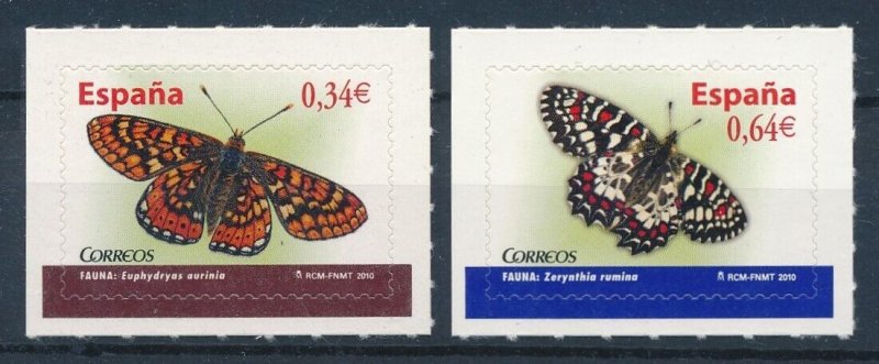 [119079] Spain 2010 Insects butterflies schmetterlingen Self adhesive MNH