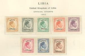 Libya O1-O8  Mint VF HR