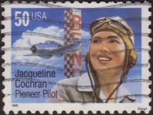 USA 1996 Sc#3066, SG#3178 50c Jacqueline Cochran USED.