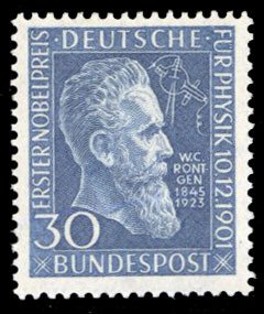 Germany #686 Cat$60, 1951 30pf blue, never hinged