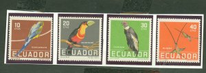 Ecuador #634-637  Single (Complete Set)