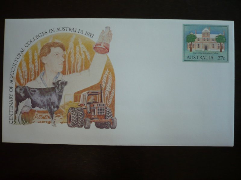 Postal History - Australia - Printed Stamp - Mint First Day Cover