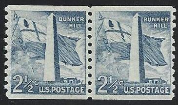 US #1056 2½¢ Bunker Hill