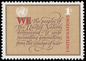 UN New York 1978 #291 Mint NH