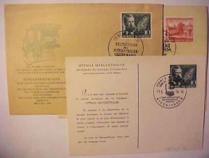 BERLIN FDC #116,117 X 2 CAT 72E (=$95.00)