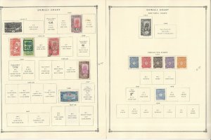 Somalia, Somali Coast, Somaliland Stamp Collection on 16 Scott Pages, JFZ