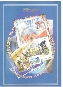 1999 Italy - Republic, Folder World Cycling Championships Fausto Coppi, MNH**