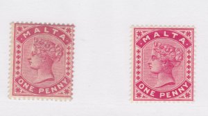MALTA 9a  mint hinged  / +#9 to compare