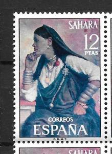 Spanish Sahara 219 12p Woman single NH