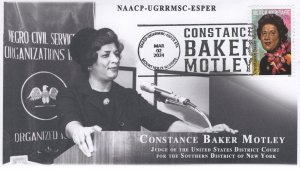 24-055, 2024, Constance Baker Motley,  Event Cover, Pictorial Postmark, Mount Ho