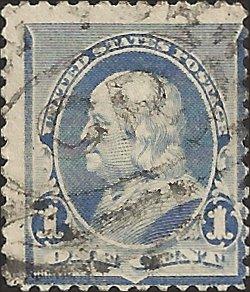 # 219 DULL BLUE USED BEN FRANKLIN SCV-0.75