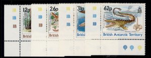 BRITISH ANTARCTIC TERRITORY QEII SG188-191, 1991 dinosaurs set, NH MINT. 