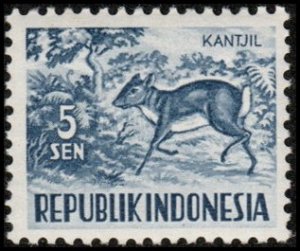 Indonesia 424 - Mint-NH - 5s Chevrotain (1956)