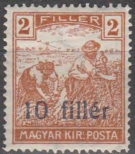 Hungary #9N1 F-VF Unused (S6955)