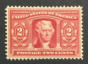 MOMEN: US STAMPS #324 MINT OG NH VF LOT #36539