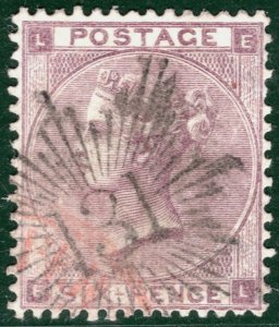 GB SCOTLAND Stamp SG.85 6d Edinburgh BRUNSWICK STAR *131* Used Cat £250 REDG125 