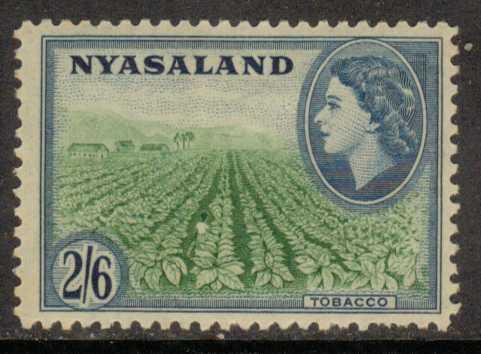 Nyasaland Protectorate  #108  MHR  (1953)  c.v. $3.50