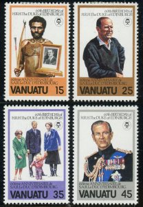 Vanuatu #304-307 Duke of Edinburgh's 60th Birthday Postage Stamps 1981 Mint LH