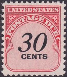 #J98  30  CENT POSTAGE DUE  MINT  VF NH   O.G
